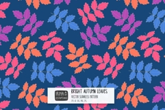 Bright Autumn Leaves Seamless Pattern Product Image 1