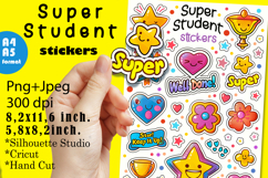 Cute student motivational award|Stickers PNG|JPEG Product Image 1