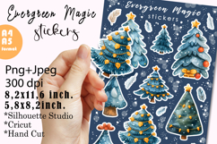 Evergreen Magic Stickers |Png/Jpeg Print and cut Product Image 1