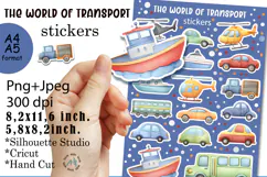 Baby Transport Stickers |Stickers PNG|JPEG Product Image 1