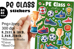 Stickers for PE Teacher |Stickers PNG|JPEG Product Image 1
