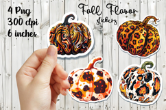 Autumn Pumpkins Stickers |Png Product Image 1