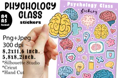 Stickers for Psychology Teacher |Stickers PNG|JPEG Product Image 1