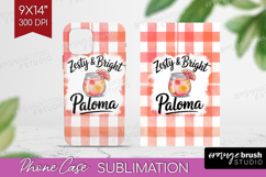 Paloma Cocktail Phone Case PNG Summer Drink Case PNG Product Image 1