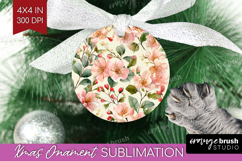 Pastel Flowers Ornament PNG - Summer PNG Sublimation Product Image 1