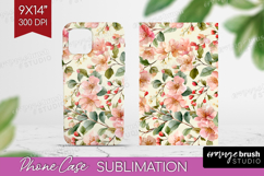 Pastel Flowers Phone Case PNG - Summer Case PNG Sublimation Product Image 1