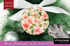 Pastel Flowers Ornament PNG - Summer PNG Sublimation Product Image 1