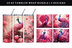Loving Bird 20oz Tumbler Wrap | Sublimation PNG Bundle Product Image 4