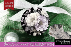 Peony Flowers Ornament PNG - Floral PNG Sublimation Product Image 1