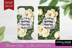 Mothers Day Quote Phone Case PNG - Floral Case PNG Product Image 1