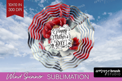 Mothers Day Quote Wind Spinner Sublimation PNG - Floral Product Image 1