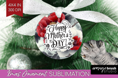 Mothers Day Quote Ornament PNG - Floral PNG Sublimation Product Image 1
