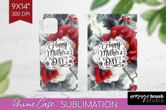Mothers Day Quote Phone Case PNG - Floral Case PNG Product Image 1