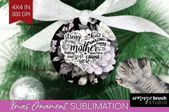 Mothers Day Quote Ornament PNG - Floral PNG Sublimation Product Image 1