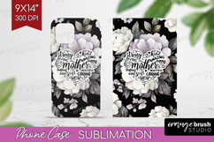 Mothers Day Quote Phone Case PNG - Floral Case PNG Product Image 1