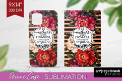 Mothers Day Quote Phone Case PNG - Floral Case PNG Product Image 1