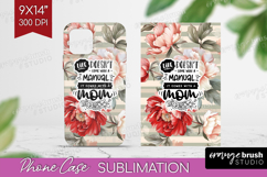 Mothers Day Quote Phone Case PNG - Floral Case PNG Product Image 1
