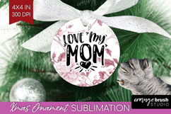 Mothers Day Quote Ornament PNG - Floral PNG Sublimation Product Image 1