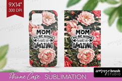 Mothers Day Quote Phone Case PNG - Floral Case PNG Product Image 1