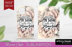 Mothers Day Quote Phone Case PNG - Floral Case PNG Product Image 1