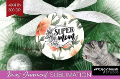 Mothers Day Quote Ornament PNG - Floral PNG Sublimation Product Image 1