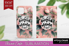 Mothers Day Quote Phone Case PNG - Floral Case PNG Product Image 1
