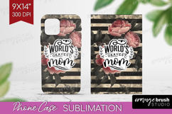 Mothers Day Quote Phone Case PNG - Floral Case PNG Product Image 1