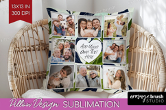 Eucalyptus Photo Pillow PNG - Botanical Picture Frame Pillow Product Image 1