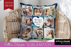 Eucalyptus Photo Pillow PNG - Botanical Picture Frame Pillow Product Image 1