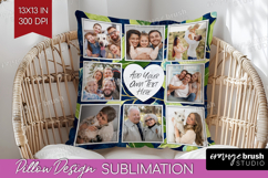 Eucalyptus Photo Pillow PNG - Botanical Picture Frame Pillow Product Image 1