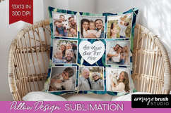 Eucalyptus Photo Pillow PNG - Botanical Picture Frame Pillow Product Image 1