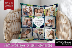 Eucalyptus Photo Pillow PNG - Botanical Picture Frame Pillow Product Image 1
