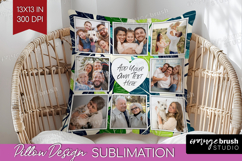 Eucalyptus Photo Pillow PNG - Botanical Picture Frame Pillow Product Image 1