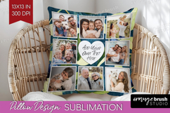Eucalyptus Photo Pillow PNG - Botanical Picture Frame Pillow Product Image 1