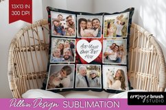 Poinsettia Christmas Photo Pillow PNG - Christmas Poinsettia Product Image 1