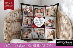 Poinsettia Christmas Photo Pillow PNG - Christmas Poinsettia Product Image 1