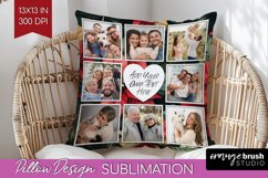 Poinsettia Christmas Photo Pillow PNG - Christmas Poinsettia Product Image 1