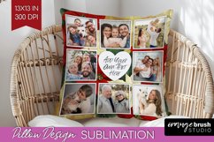 Poinsettia Christmas Photo Pillow PNG - Christmas Poinsettia Product Image 1