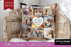 Rose Gold Photo Pillow PNG - Abstract Picture Frame Pillow Product Image 1