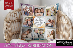 Floral Photo Pillow PNG - Sping Flowers Picture Frame Pillow Product Image 1