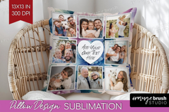 Floral Photo Pillow PNG - Sping Flowers Picture Frame Pillow Product Image 1