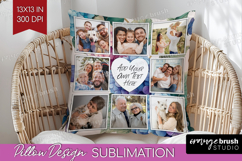 Floral Photo Pillow PNG - Sping Flowers Picture Frame Pillow Product Image 1