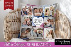 Floral Photo Pillow PNG - Sping Flowers Picture Frame Pillow Product Image 1