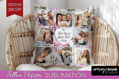 Spring Photo Pillow PNG - Flowers Picture Frame Pillow Cover Product Image 1