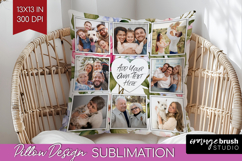 Spring Photo Pillow PNG - Flowers Picture Frame Pillow Cover Product Image 1