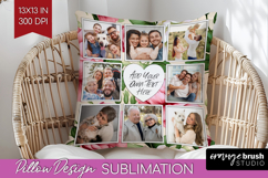 Spring Photo Pillow PNG - Flowers Picture Frame Pillow Cover Product Image 1