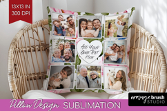 Spring Photo Pillow PNG - Flowers Picture Frame Pillow Cover Product Image 1