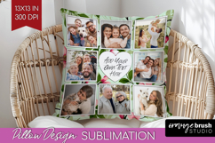 Spring Photo Pillow PNG - Flowers Picture Frame Pillow Cover Product Image 1