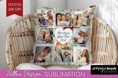 Spring Photo Pillow PNG - Flowers Picture Frame Pillow Cover Product Image 1