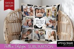 Valentines Day Photo Pillow PNG - Heart Picture Frame Pillow Product Image 1